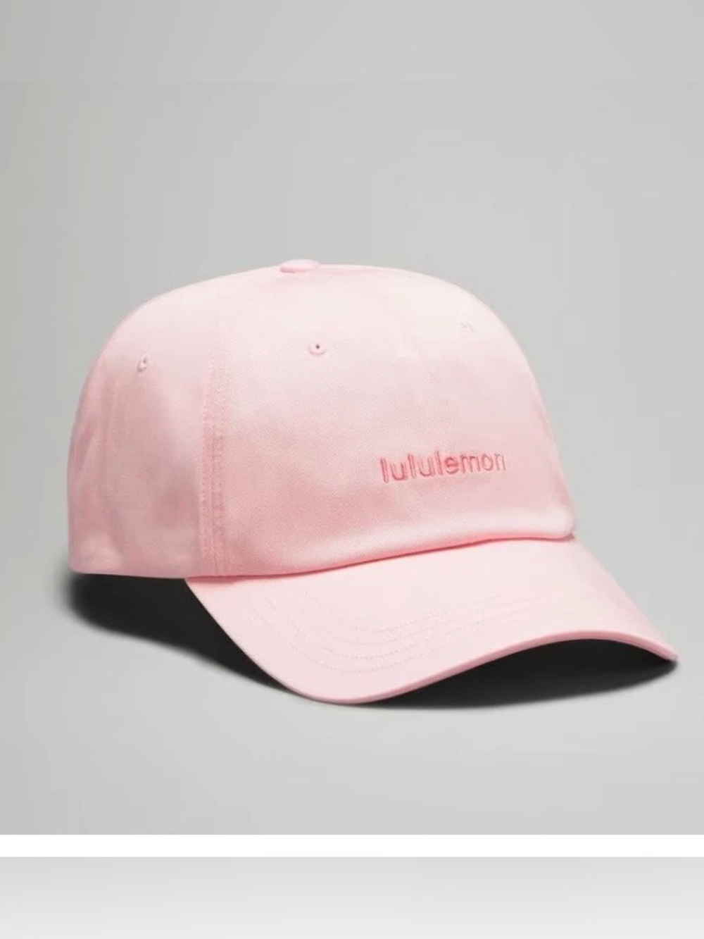 Lululemon Unisex Ball Cap Wordmark Size L / XL Strawberry Milkshake Sakura Pink